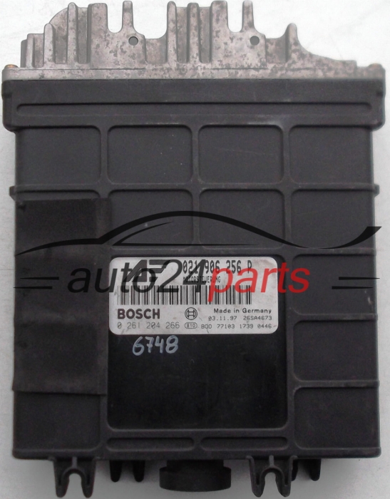 ECU CENTRALITA DE MOTOR VW VOLKSWAGEN SHARAN 2.8 VR6 021906256P, 021 906 256 P BOSCH 0261204266, 0 261 204 266 