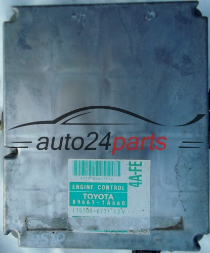 KOMPUTER STEROWNIK SILNIKA TOYOTA COROLLA 1.6 4A-FE 896611A560 1757006771
