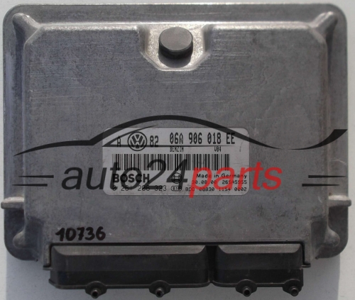 CENTRALINA MOTORE VW VOLKSWAGEN GOLF BORA 2.0 BOSCH 0 261 206 323, 0261206323, 060 906 018 EE, 060906018EE 