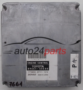 ECU CENTRALITA DE MOTOR TOYOTA Denso 175800-8711, 1758008711, 89661-60E80, 8966160E80 