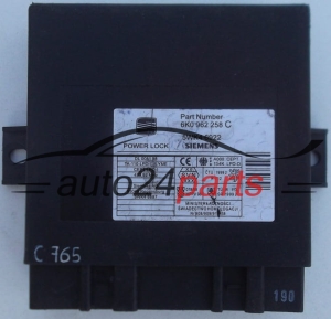 CENTRALKA MODUL STEROWNIK KOMFORTU SEAT IBIZA SIEMENS 5WK4 6922, 5WK46922, 6K0 962 258 C, 6K0962258C - C765
