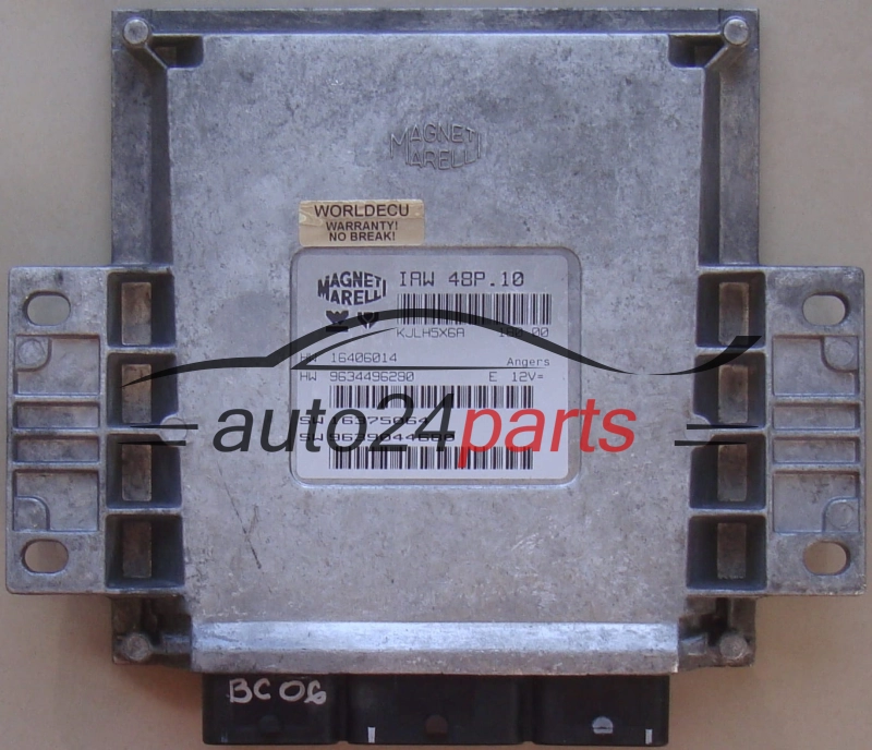 Μονάδα Ελέγχου Κινητήρα  CITROEN PEUGEOT MAGNETI MARELLI IAW 48P.10,  HW 16406014