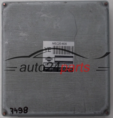 KOMPUTER STEROWNIK SILNIKA NISSAN ALMERA 1.5 MEC20605, MEC20-605 YE B1 1719, 1Z13, 2122 -  7498, 7499