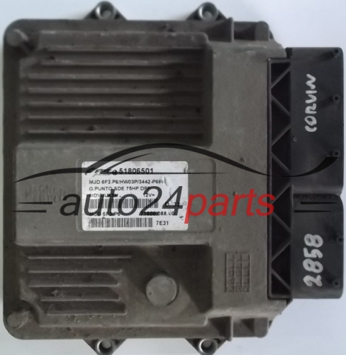 Μονάδα Ελέγχου Κινητήρα FIAT GRANDE PUNTO 1.3 JTD MAGNETI MARELLI MJD 6F3.P6
