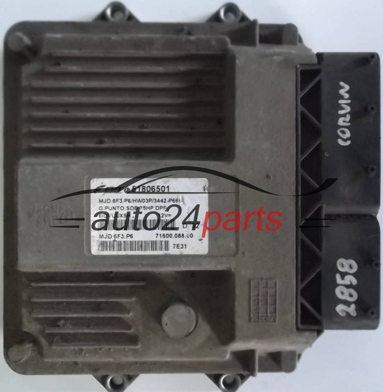 Μονάδα Ελέγχου Κινητήρα FIAT GRANDE PUNTO 1.3 JTD MAGNETI MARELLI MJD 6F3.P6