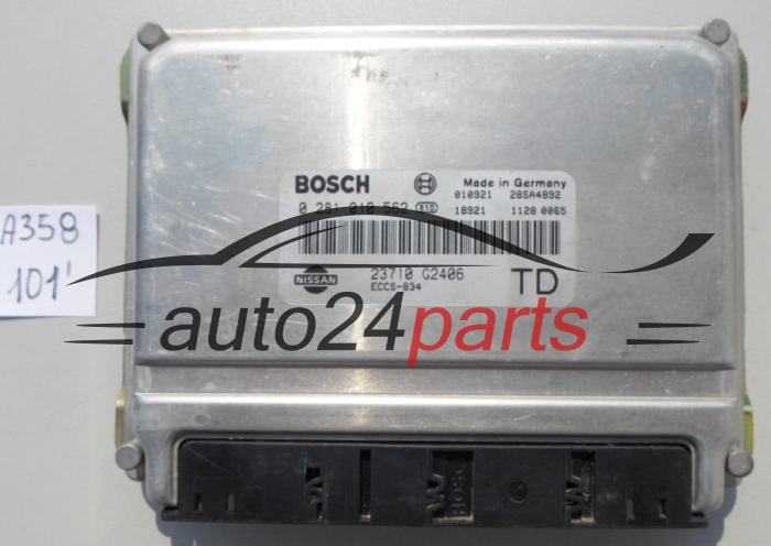 KOMPUTER STEROWNIK SILNIKA NISSAN CABSTAR 2.7 BOSCH 0 281 010 562, 23710 G2406