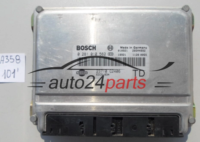 KOMPUTER STEROWNIK SILNIKA NISSAN CABSTAR 2.7 BOSCH 0 281 010 562, 23710 G2406