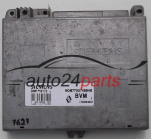 KOMPUTER STEROWNIK SILNIKA RENAULT CLIO 1.4, S101718103, HOM7700749946, BVM