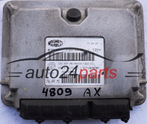 ECU ENGINE CONTROLLER FIAT SEICENTO 600 1.1 51793106, IAW4AFM9, IAW4AF.M9, IAW 4AF.M9/HW204/1922-27L, 6160062707, 61600.627.07
