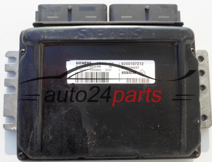ECU ENGINE CONTROLLER  RENAULT 1.4 SIEMENS S110130338 A,  8200107212, 8200044437