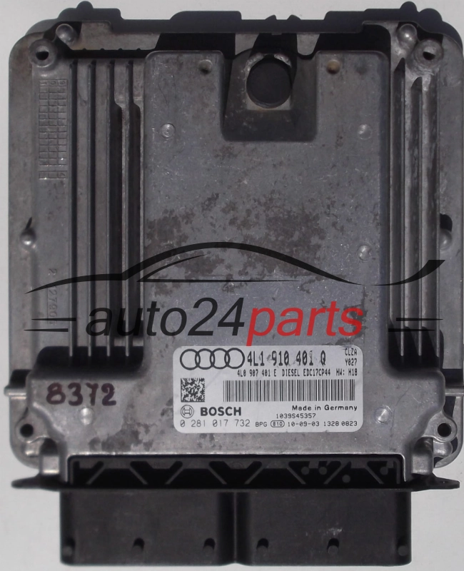 KOMPUTER STEROWNIK SILNIKA AUDI Q7, BOSCH 0 281 017 732, BOSCH 0281017732, 4L1 910 401 Q, 4L1910401Q, EDC17CP44 