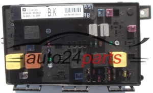 BOITE ELECTRIQUE A RELAIS ET FUSIBLE OPEL ASTRA ZAFIRA GM 13 145 033 BK, 13145033 BK, HELLA 5DK 008 668-01, 5DK00866801