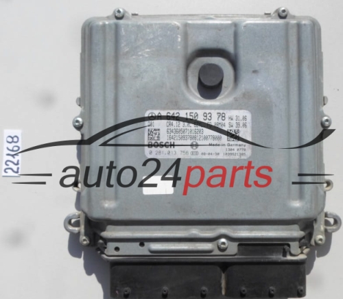 KOMPUTER STEROWNIK SILNIKA MERCEDES W164 3.0 CDI BOSCH 0 281 013 756, 0281013756, A 642 150 93 78, A6421509378, CR4.12 