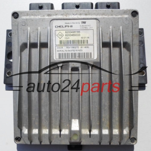 MOTORSTEUERGERÄT ECU STEUERGERÄT  RENAULT CLIO 1.5 DCI Delphi R0410B027D, 8200498185, 8200469333