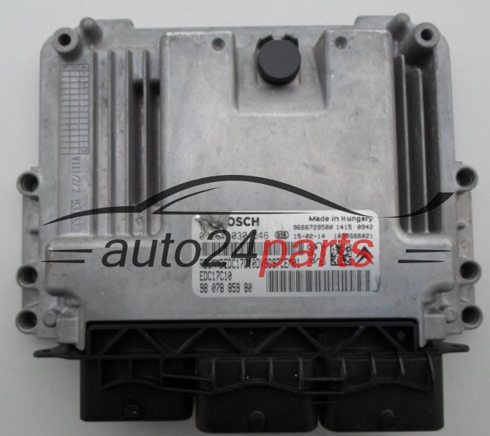 Calculateur Moteur CITROEN PEUGEOT 1.6 HDI BOSCH 0 281 030 546,  98 078 859 80