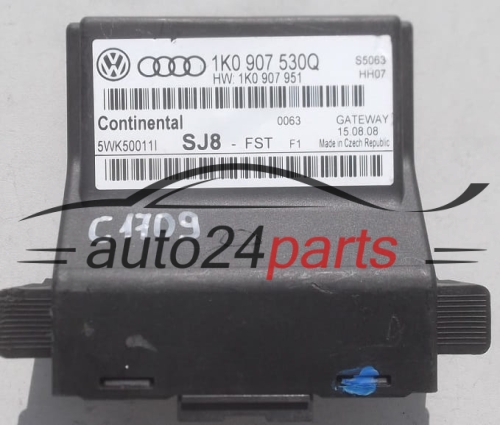 Μονάδα ελέγχου άνεσης GATEWAY AUDI VW SKODA SEAT 1K0907530Q, 5WK50011I 