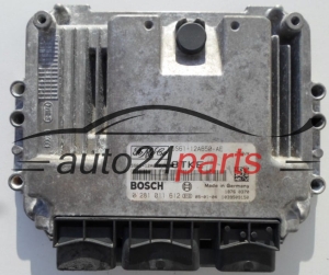 Μονάδα Ελέγχου Κινητήρα  FORD 1.6 TDCI BOSCH 0 281 011 612, 0281011612, FoMoCo 5S61-12A650-AE, 5S6112A650AE, 8TKE 