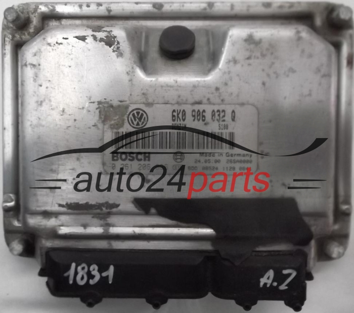 KOMPUTER STEROWNIK SILNIKA SEAT IBIZA CORDOBA 1.4 AKK, 6K0 906 032 Q, 6K0906032Q, BOSCH 0 261 206 836, 0261206836, BENZIN S100 26SA0000 -