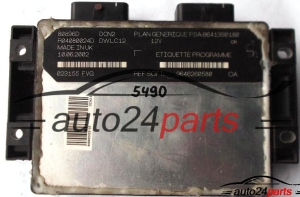 ECU ENGINE CONTROLLER CITROEN C15 1.9 LUCAS R04080024D PSA: 9641390180 SOFT 9646260580, DCN2, DWLC12
