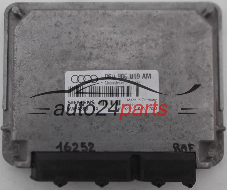 CENTRALINA MOTORE AUDI A3 SIEMENS 5WP4380 04, 5WP438004, 5WP4380 03, 5WP43003, 06A 906 019 AM