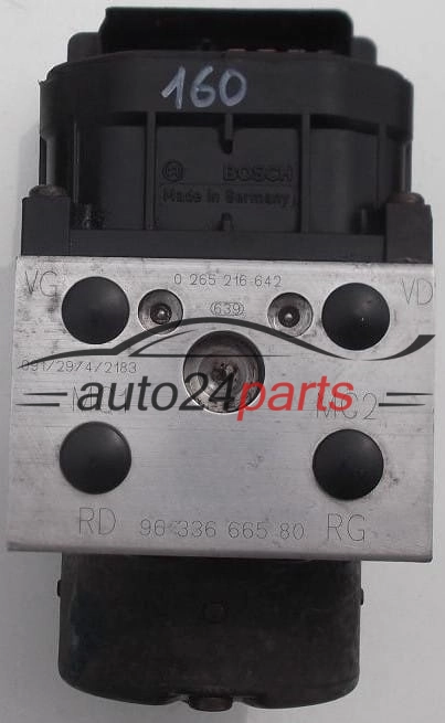 BOMBA HIDRAULICA Y CENTRALITA ABS CITROEN XSARA PICASSO BOSCH 0 265 216 642,  96 336 665 80