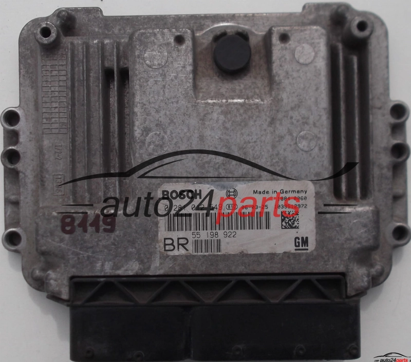 MOTORSTEUERGERÄT ECU STEUERGERAT OPEL ZAFIRA 1.9 CDTI