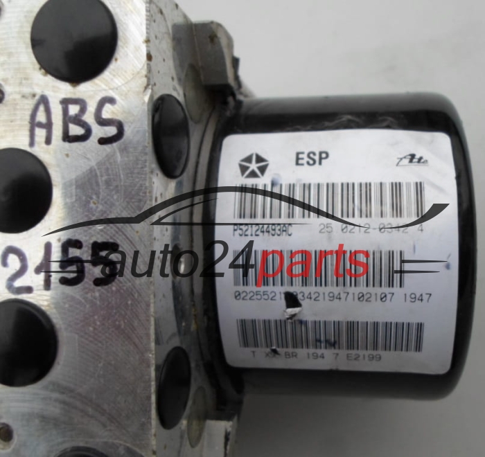 JEEP GRAND CHEROKEE P52124493AC, ATE 25.0212-0342.4