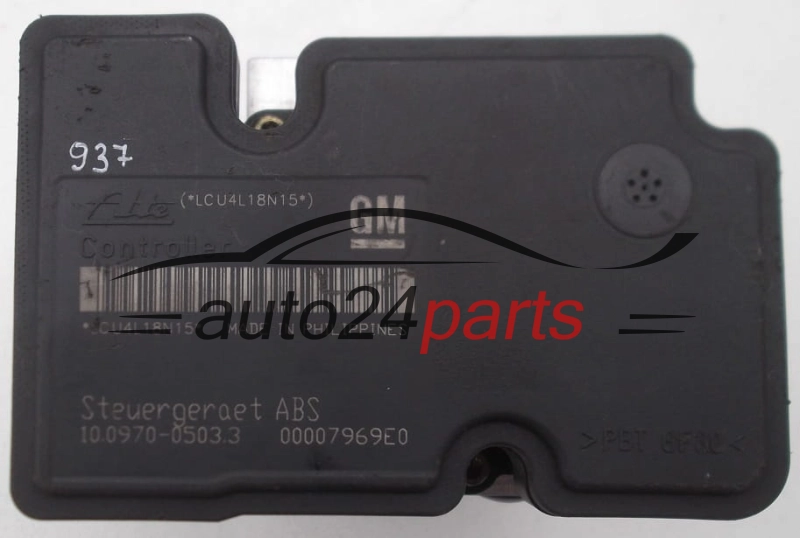 ABS MODULO BOMBA UNIDAD DE CONTROL OPEL CHEVROLET ASTRA H ZAFIRA B 13157575, GW 93182330, GM 5530130, ATE 10.0207-0022.4, 10097005033