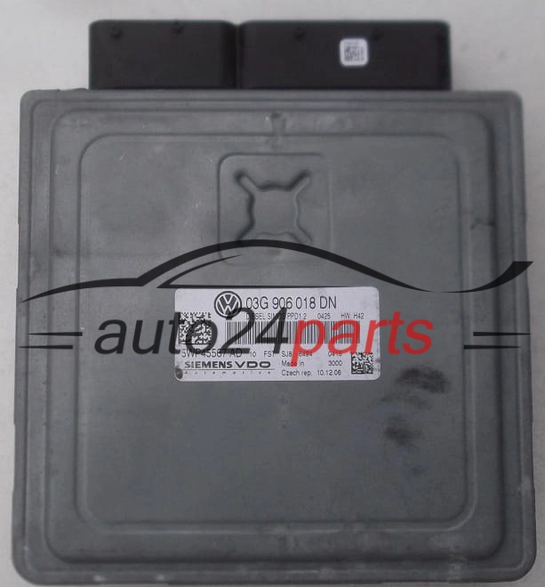 MOTORSTEUERGERÄT ECU STEUERGERÄT AUDI A3 2.0 TDI SIEMENS VDO 5WP45567 AD,  03G 906 018 DN