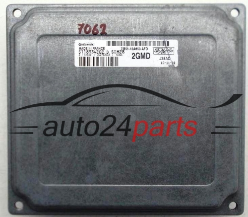 ECU ENGINE CONTROLLER FORD FOCUS 1.6 CONTINENTAL S118934202 D