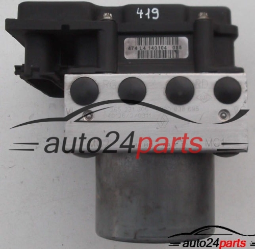 ABS RENAULT MEGANE BOSCH 0 265 231 300, 0265231300, 8200 038 695, 8200038695, 0 265 800 300, 0265800300 
