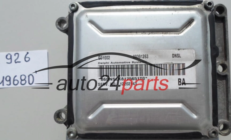 KOMPUTER STEROWNIK SILNIKA OPEL ASTRA VECTRA ZAFIRA 2.2 Z22SE 09391263 DNSL 9391263 G01002 12202143 BA