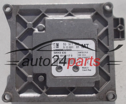 CALCULATEUR MOTEUR OPEL ZAFIRA A18XER SIEMENS VDO 5WK9 430 , 5WK9430, GM 55 571 557 MT, 55571557, 55571557MT 