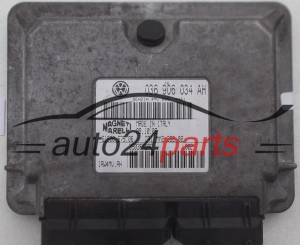 ECU ENGINE CONTROLLER VOLKSWAGEN SEAT SKODA MAGNETI MARELLI IAW 4MV.AH, IAW4MVAH, 036 906 034 AH, 036906034AH, 61600.679.06, 6160067906 