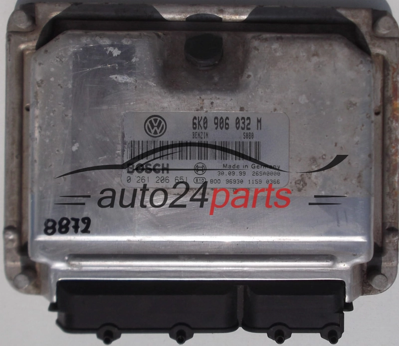 CENTRALINA MOTORE SEAT, VW VOLKSWAGEN CADDY 1.4, BOSCH 0261206651, 6K0906032M