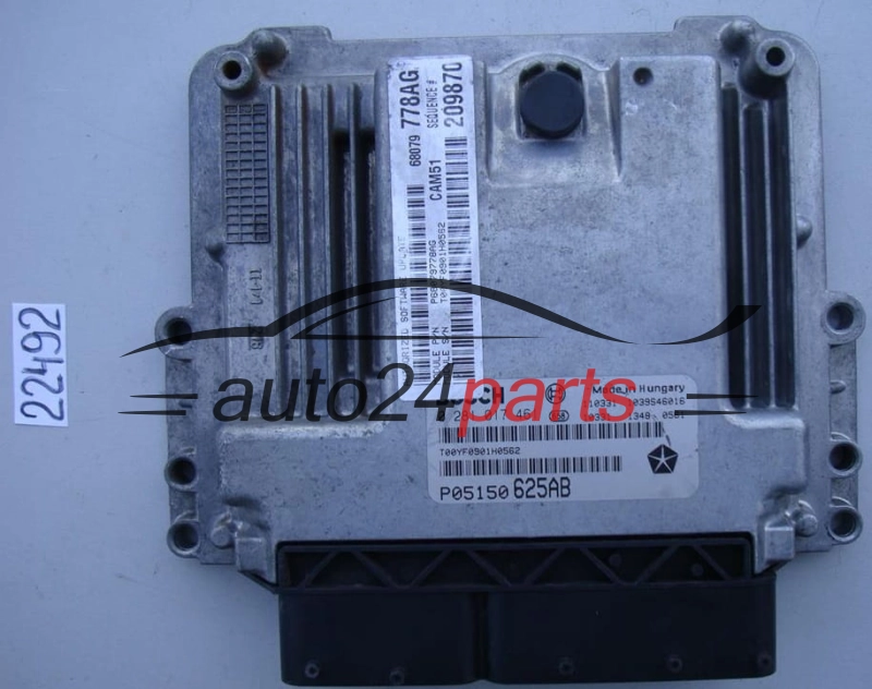 CALCULATEUR MOTEUR JEEP GRAND CHEROKEE 3.0 CRD BOSCH 0 281 017 461, 0281017461, P05150625AB