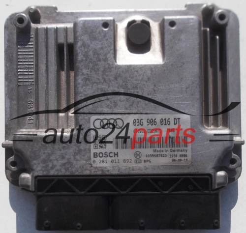 ECU CENTRALITA DE MOTOR AUDI A3 2.0 TDI BOSCH 0281011892