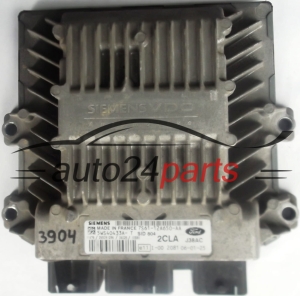 MOTORSTEUERGERÄT ECU STEUERGERAT FORD FIESTA 1.4 TDCI 7S6112A650AA, 7S61-12A650-AA 2CLA SIEMENS SID 804 5WS40433A-T