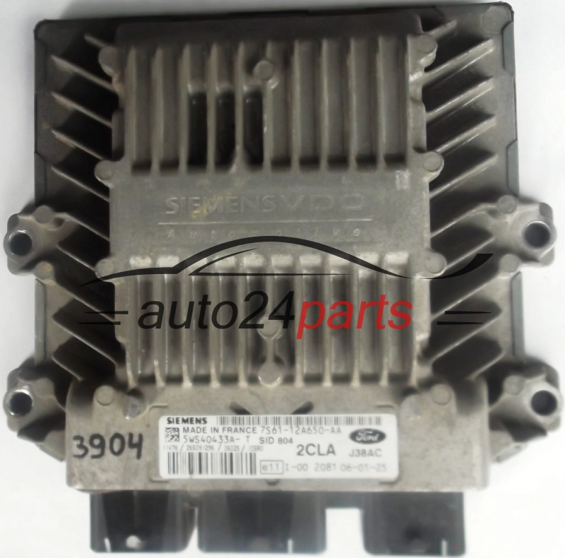 MOTORSTEUERGERÄT ECU STEUERGERAT FORD FIESTA 1.4 TDCI 7S6112A650AA