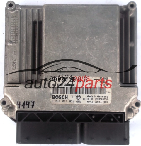 MERCEDES W211 E270 2.7 CDI BOSCH 0281011937, 0 281 011 937, A6471500079, A 647 150 00 79, 6461500079 ED0064 CR3.14, 1039S05776