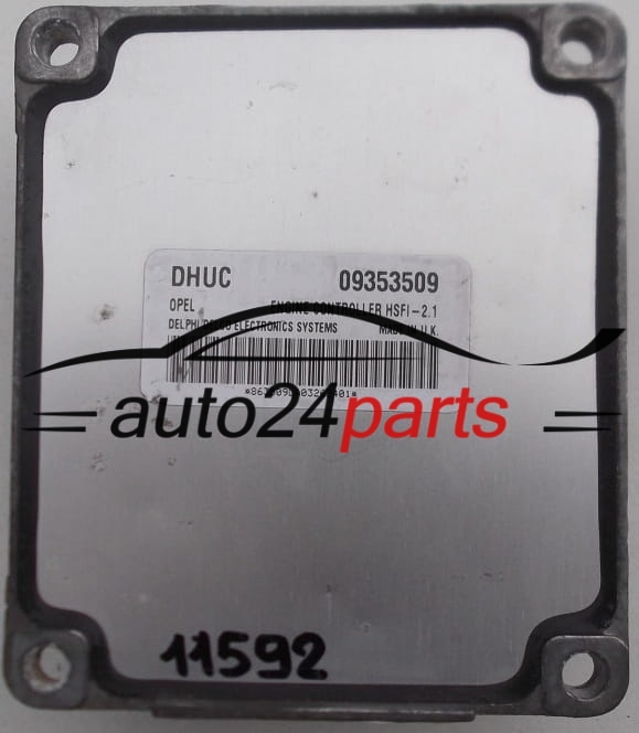 ECU CENTRALITA DE MOTOR OPEL ASTRA G CORSA C ZAFIRA A DELPHI DELCO 09353509 DHUC, 09353509DHUC, HSFI-2.1