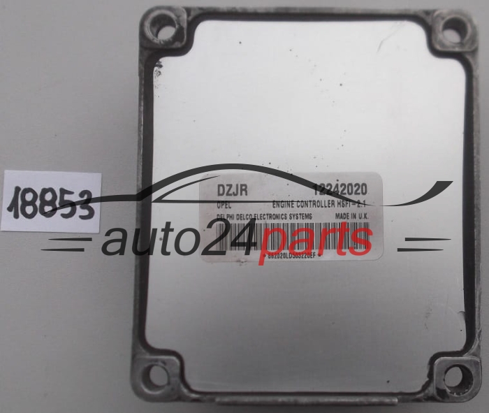 KOMPUTER STEROWNIK SILNIKA OPEL ASTRA ZAFIRA 1.4 Z14XE 1.6 Z16SE Z16XE 12242020 DZJR HSFI-2.1