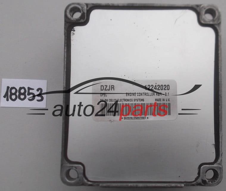 KOMPUTER STEROWNIK SILNIKA OPEL ASTRA ZAFIRA 1.4 Z14XE 1.6 Z16SE Z16XE 12242020 DZJR HSFI-2.1