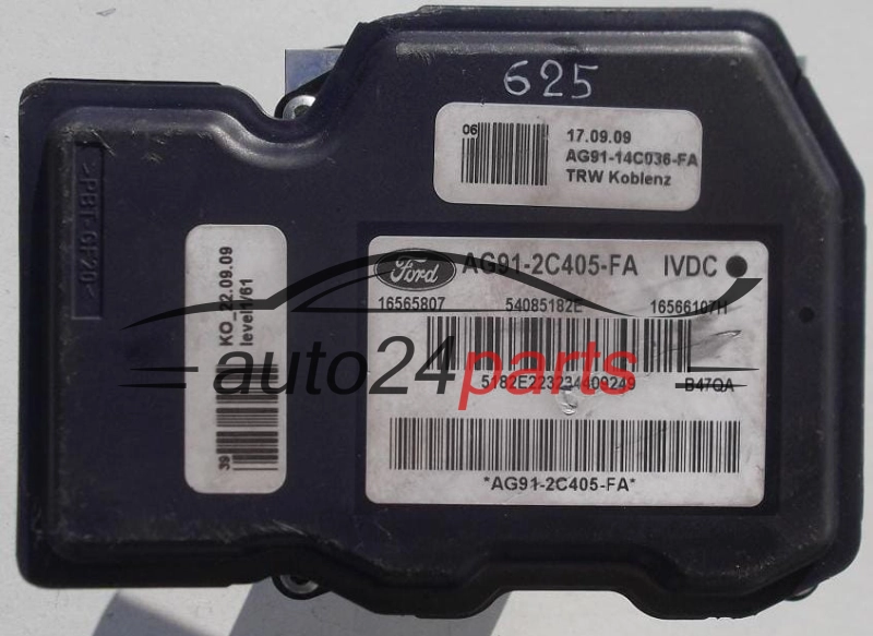 Pompa abs i sterownik FORD MONDEO S-MAX AG912C405FA AG9114C036FA 16565807