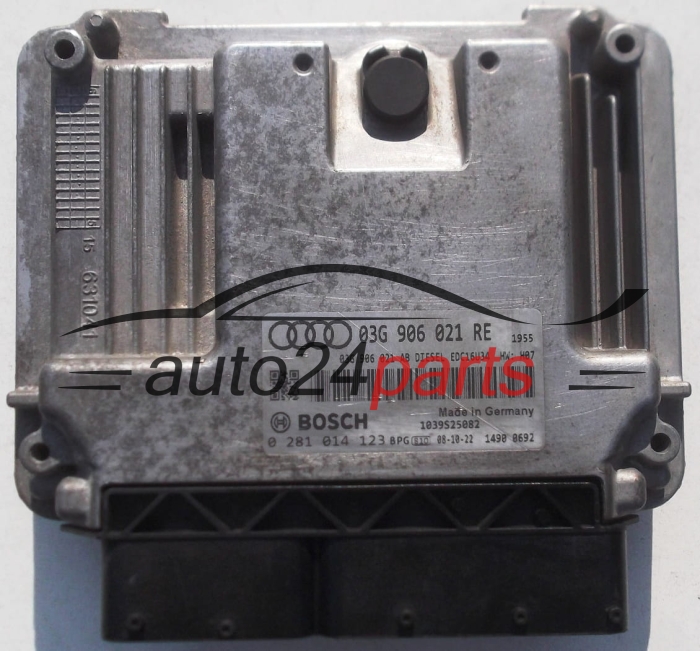 ECU CENTRALITA DE MOTOR AUDI A3 1.9 TDI BOSCH 0281014123