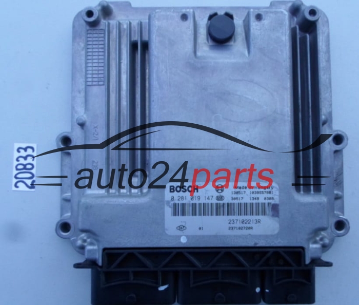 Μονάδα Ελέγχου Κινητήρα DACIA DOKKER BOSCH 0 281 019 147, 0281019147, 237102213R 