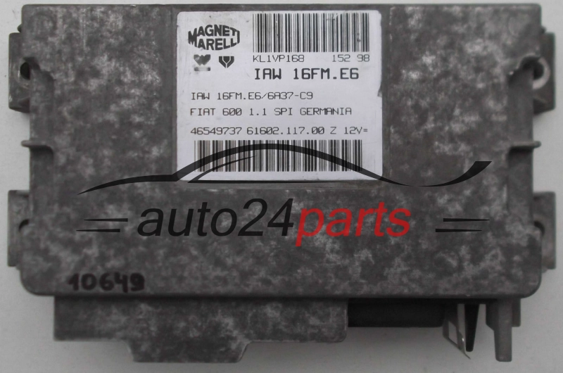 calculateur moteur pour fiat seicento 1.1