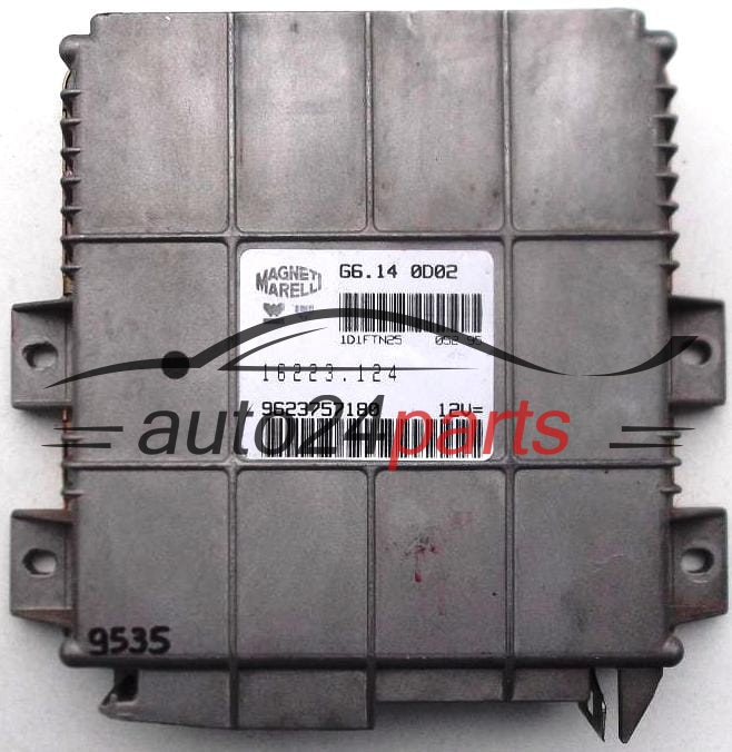 Μονάδα Ελέγχου Κινητήρα CITROEN PEUGEOT 306 1.4 MAGNETI MARELLI G6.14 0D02, G6140D02, 16223.124, 16223124, 9623757180 