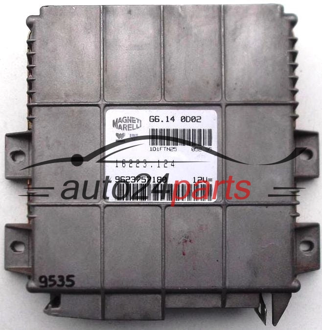 Μονάδα Ελέγχου Κινητήρα CITROEN PEUGEOT 306 1.4 MAGNETI MARELLI G6.14 0D02, G6140D02, 16223.124, 16223124, 9623757180 