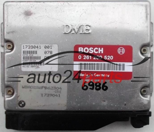 ECU CENTRALITA DE MOTOR BMW 318 E46 1.8 BOSCH 0 261 200 520, 0261200520, 1739041 